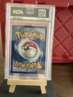 Pokemon Card Caterpie 56/112 Reverse Holo Foil Fire Red & Leaf Green PSA 8 NM-MT - Image 4