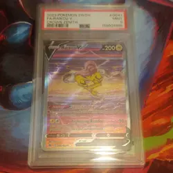 Pokemon TCG Raikou V GG41/GG70 Crown Zenith Galarian Gallery Holo PSA 9 - Image 1