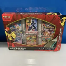 Pokemon TCG Armarouge ex Premium Collection Box Promo Foil Code Card 2023 - Image 1