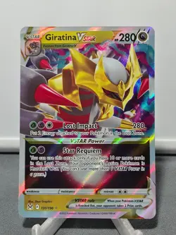 Giratina VSTAR 131/196 Holo VSTAR Rare Lost Origin Pokemon Near Mint - Image 1