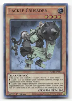 Yugioh Tackle Crusader GFTP-EN081 Ultra Rare 1st Edition NM - Image 1