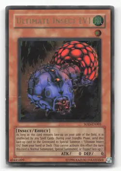 Yugioh Ultimate Insect LV1 SOD-EN005 Ultimate Rare 1st Edition HP - Image 1
