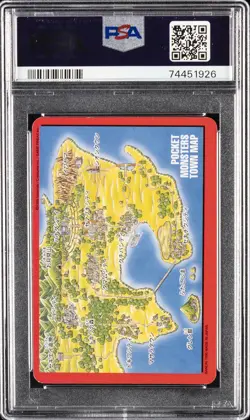 1996 POKEMON JPN BANDAI CARDDASS VENDING #156 BLASTOISE TRAINER PSA 8 - Image 2