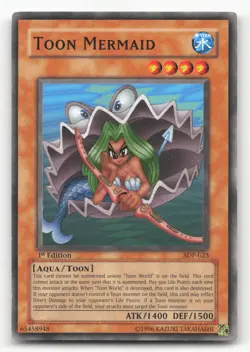 Yugioh Toon Mermaid SDP-023 Common 1st Edition LP - Image 1