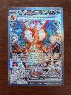 Pokemon Charizard ex SV03: Obsidian Flames 223/197 Rare Full Art Holo EX 🔥 - Image 1