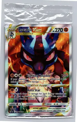 Lucario VSTAR SWSH291 Holo Promo Sword & Shield Promo Pokemon Near Mint (sealed) - Image 1