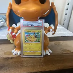 2017 Pokemon Sun and Moon Pikachu Crimson Invasion PSA 10 - Image 1