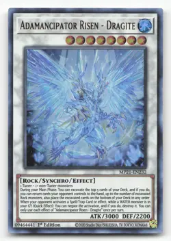 Yugioh Adamancipator Risen - Dragite MP21-EN232 Ultra Rare 1st Edition NM - Image 1