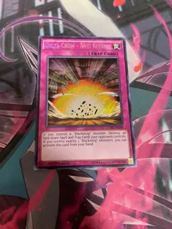 YUGIOH - DELTA CROW ANTI REVERSE - SECRET RARE - LC5D - 1ST ED - LP - Image 1