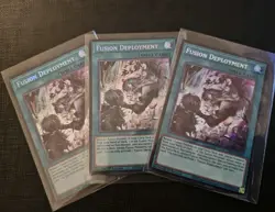 3x Fusion Deployment SECRET Rare CH01-EN029 YUGIOH NM- Playset - Image 1