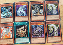 8 Pack of Yugioh 1ST Ed. Cyber Dragon Trading Card Game SDCR - Image 1