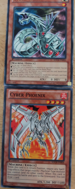 8 Pack of Yugioh 1ST Ed. Cyber Dragon Trading Card Game SDCR - Image 2