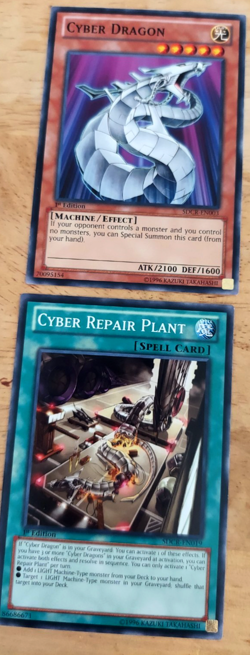 8 Pack of Yugioh 1ST Ed. Cyber Dragon Trading Card Game SDCR - Image 3