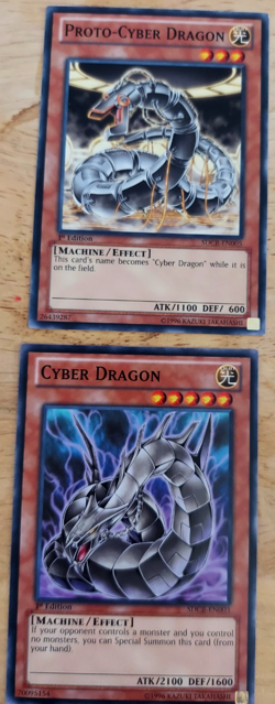 8 Pack of Yugioh 1ST Ed. Cyber Dragon Trading Card Game SDCR - Image 4