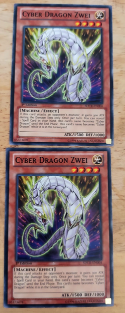 8 Pack of Yugioh 1ST Ed. Cyber Dragon Trading Card Game SDCR - Image 5