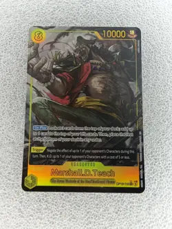 One Piece TCG Marshall D. Teach OP16-119 SEC Alt Art The Time of Battle ENGLISH - Image 2