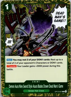 Demon Aura Nine Sword Style Asura Blades Drawn Dead Man's Game - Image 1