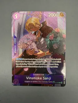 One Piece CCG Vinsmoke Sanji OP10-063 TR Legacy of the Master NM Condition - Image 1