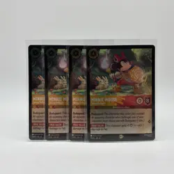 x4 Minnie Mouse Daring Defender 35/P2 Foil Promo NM Disney Lorcana - Image 1