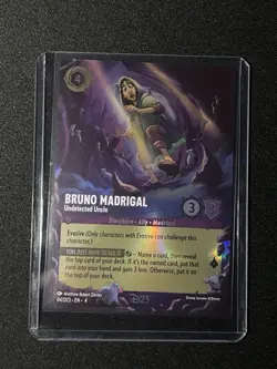 Disney Lorcana Bruno Madrigal 04/D23 Undetected Uncle Disney23 Promo - Image 2