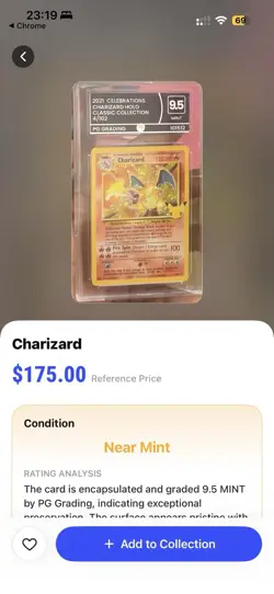 Charizard 4/102 Holo Rare 2021 Celebrations Classic Collection English PG 9.5 - Image 3