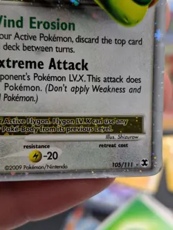 Pokemon TCG Flygon LV.X Rising Rivals 105 Holo Rare Holo LV.X - Image 5