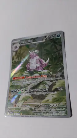 Pokemon Nidoking 174/165 Sv: Scarlet & Violet 151 Illustration Rare Holo 170HP - Image 3