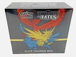 Pokemon TCG Hidden Fates Elite Trainer Box Moltres Zapdos Articuno 65 English - Image 1