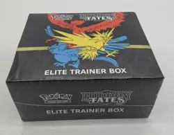 Pokemon TCG Hidden Fates Elite Trainer Box Moltres Zapdos Articuno 65 English - Image 3