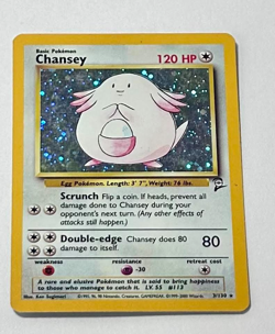 Chansey 3/130 Holo Rare Base Set 2 Pokemon Holo - Image 1