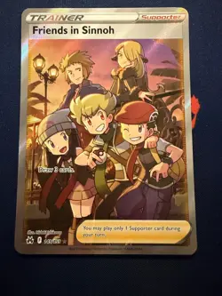 FRIENDS IN SINNOH 149/159 ULTRA RARE CROWN ZENITH POKEMON HOLO - Image 1
