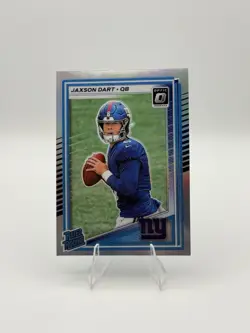 Jaxson Dart Rated Optic Holo Rookie - Giants - 2025 Panini Donruss Optic #273 - Image 1