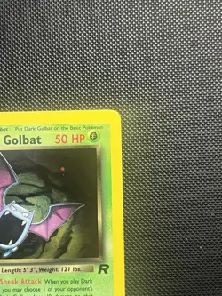 Pokemon Dark Golbat TCG Team Rocket Holo Card 7/82 Unlimited Rare NM Condition - Image 3