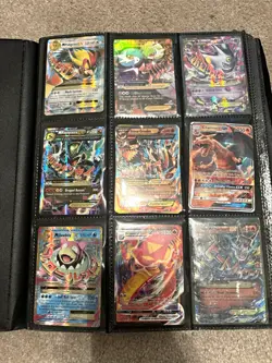 Pokemon GO Pokemon TCG 117-Card Binder Lot Holo/Foil incl Pikachu V, GX/EX. - Image 1