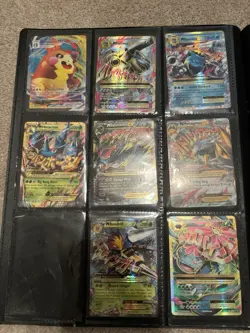 Pokemon GO Pokemon TCG 117-Card Binder Lot Holo/Foil incl Pikachu V, GX/EX. - Image 2