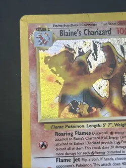 Blaine's Charizard 2/132 Set Gym Challenge Pokemon Card Rara Holo - Image 2