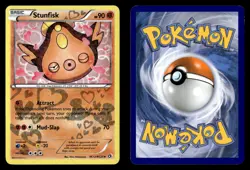 Stunfisk RC12/RC25 Holo Legendary Treasures: Radiant Collection Pokemon Card - Image 1