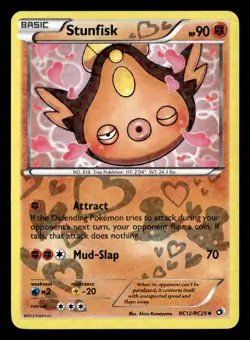 Stunfisk RC12/RC25 Holo Legendary Treasures: Radiant Collection Pokemon Card - Image 2
