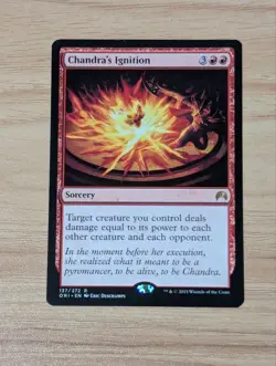 Chandra's Ignition Magic Origins Rare Card 2015 in Excellent Condition! - Image 1
