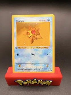 Pokemon Staryu 65/102 (1st Edition) Shadowless *Near Mint* Never Played Card - Image 1