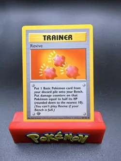 1999 Pokemon TCG Base 1st Edition Shadowless Trainer Card Revive #89/102 EX-NM - Image 1
