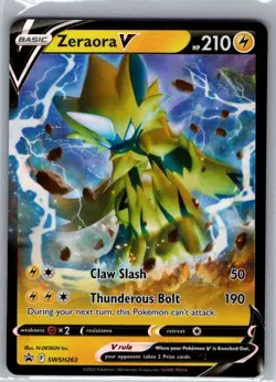 Zeraora V - SWSH263 SWSH: Sword & Shield Promo Cards - Pokemon Card - NM - Image 1