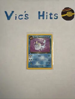 Pokemon Dark Vaporeon TCG 1st Edition Uncommon Card 45/82 LP - Image 1