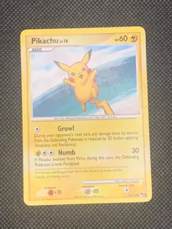 Pikachu 15/17 Common - POP Series 9 Pokemon Card - HP - Image 1