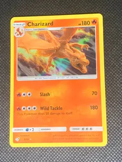 Charizard 5/18 Holo - Detective Pikachu Pokemon Card - LP - Image 1