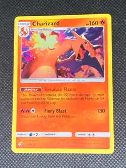 Charizard 3/70 Holo - Dragon Majesty Pokemon Card - DMG - Image 1