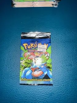 Pokemon Base Set Booster Pack RESEALED Guaranteed Holo From Set Plus Set Cards11 - Image 1