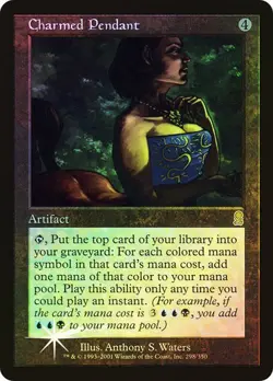 Odyssey MTG FOIL Charmed Pendant Magic - Image 1