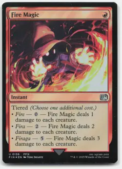 Fire Magic 136 FOIL UC FINAL FANTASY Magic: The Gathering NM - Image 1