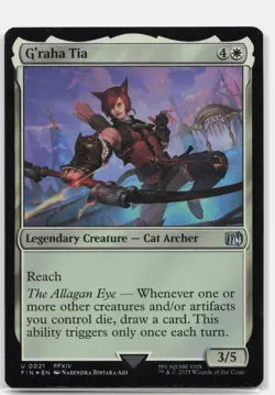 G'raha Tia 21 FOIL UC FINAL FANTASY Magic: The Gathering NM - Image 1